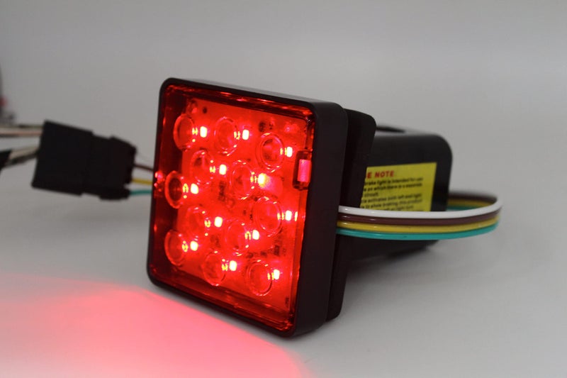 MAXXHAUL 50021 Trailer Hitch Cover with 12 LED's Brake and Tail Light Functions, 1 Pack - Image 5